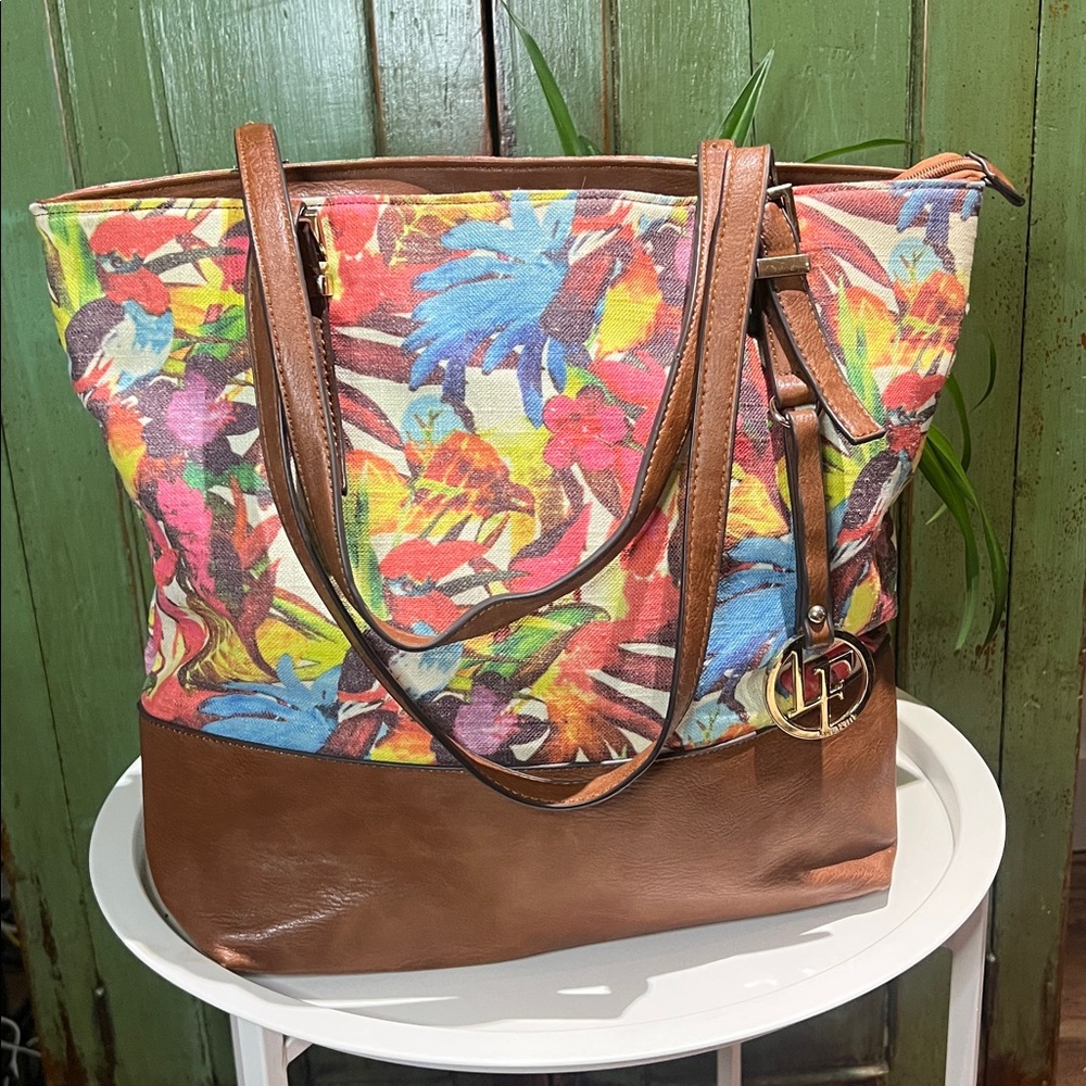 Luca Ferri Floral Tote Bag Vegan Large